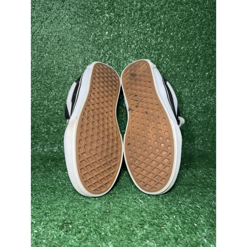 Vans Knu School Women Size 6.5 Black White Casual Skate Shoe Chunky Logo Sneaker - Picture 8 of 9